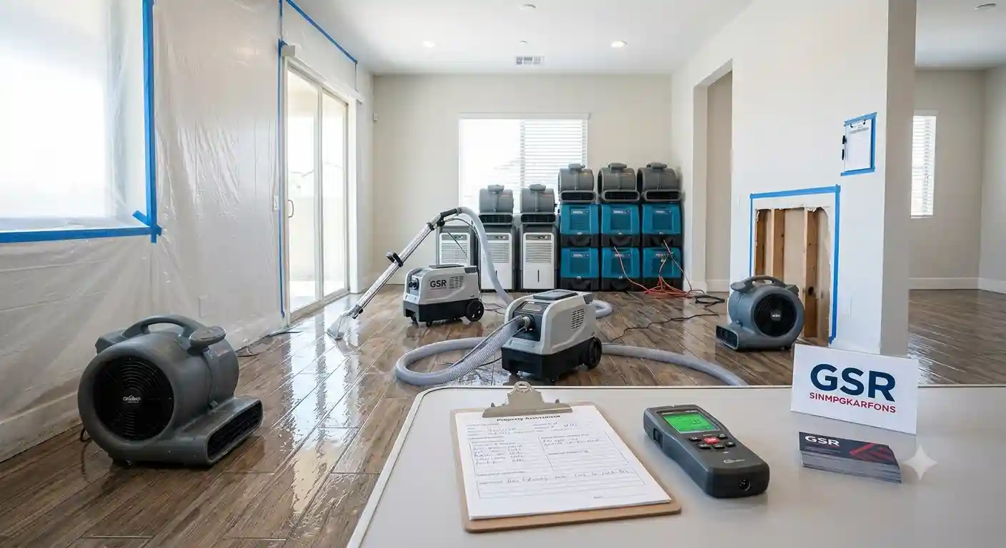 Fire and smoke damage restoration process in Gilbert AZ